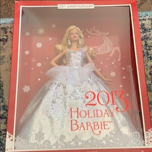 2013 Holliday Barbie 25th anniversary addition